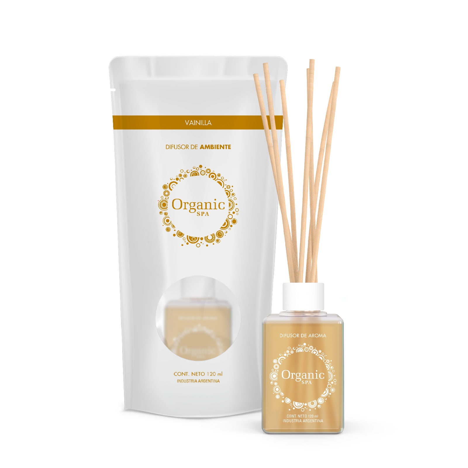 Difusor 120 Ml Vainilla Organic Spa