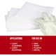 thumbnail image 3 of Scotch-Brite 7445 Light Cleansing Hand Pads, 6 in x 9 in, White, 3 of 3