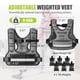 thumbnail image 3 of Chaleco lastrado ajustable OPDEKEHA de 3 a 6 kg para mujer con bolsillos, 3 of 7