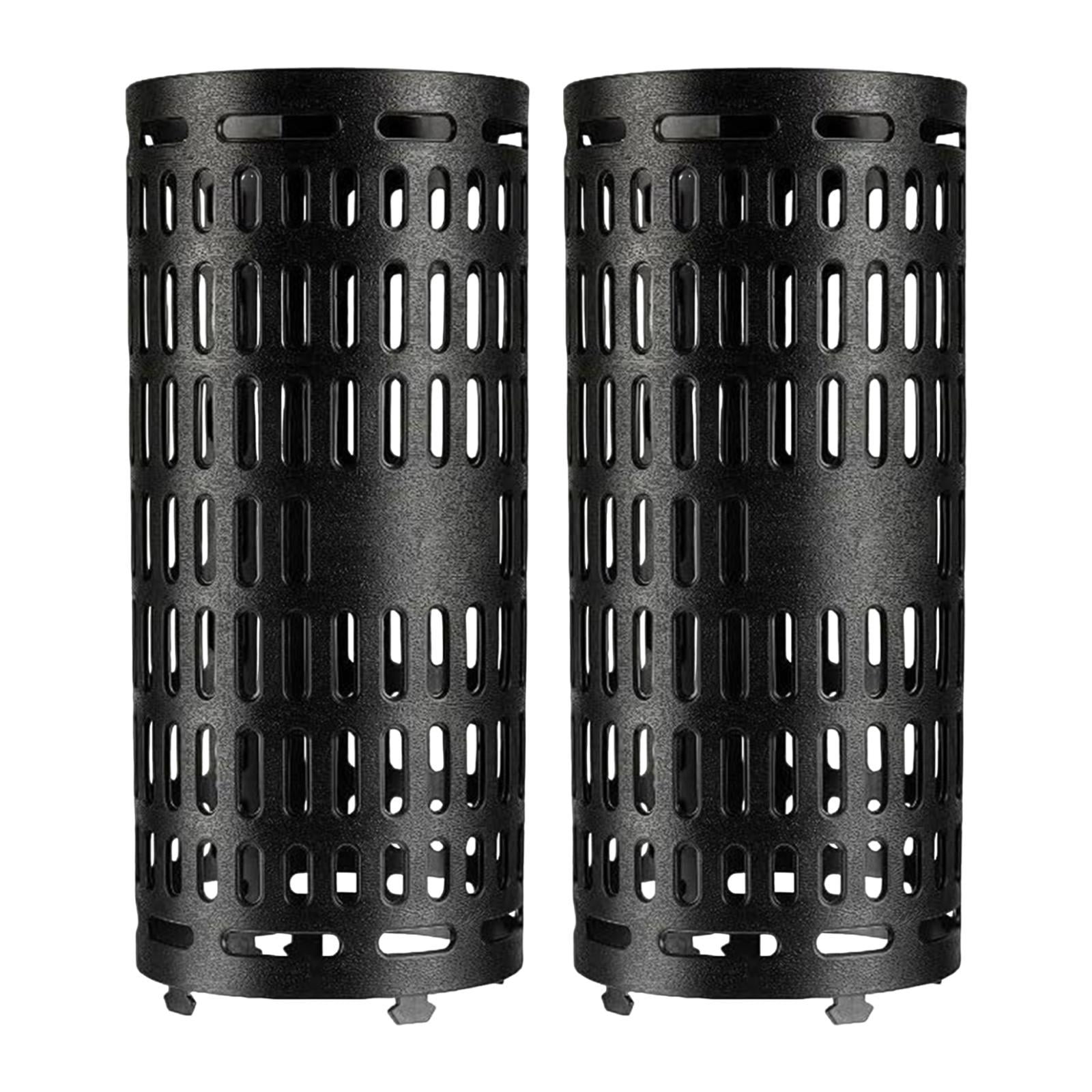 Magideal - 2 Protectores De Troncos De Árboles, Jaulas Flexibles, Resistentes A Intemperie, Barreras Para Animales, Mallas Protectoras Para Árboles Y Plantas Negro