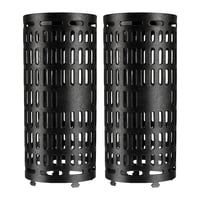 Magideal - 2 Protectores De Troncos De Árboles, Jaulas Flexibles, Resistentes A Intemperie, Barreras Para Animales, Mallas Protectoras Para Árboles Y Plantas Negro
