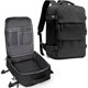 thumbnail image 1 of Mochila de viaje Coowoz 25 L para laptop de 15,6 pulgadas, impermeable, negra, 1 of 3