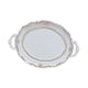 thumbnail image 1 of Bandejas Decorativas Bandejas Cosméticas De Resina Redonda Para Encimeras De Boda De Entrada Estilo Europeo Blanco, 1 of 5