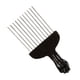 thumbnail image 2 of Metal Hair Pick Curly Hair Styling Puño Afro Pick Mujer Negro, 2 of 5