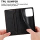 thumbnail image 2 of Funda tipo cartera con bloqueo RFID para Xiaomi 14 Con tapa abatible, portatarjetas, cierre magnético, TPU y soporte Negro, 2 of 6