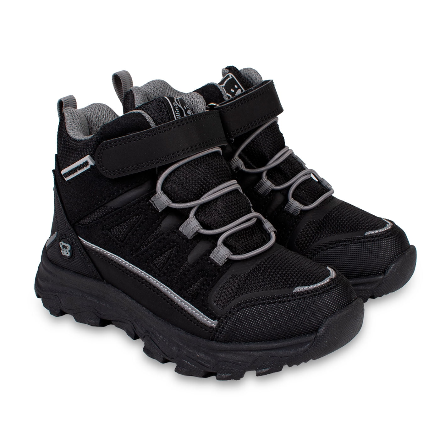 Pillin - Bototo Niño Outdoor Impermeable Negro