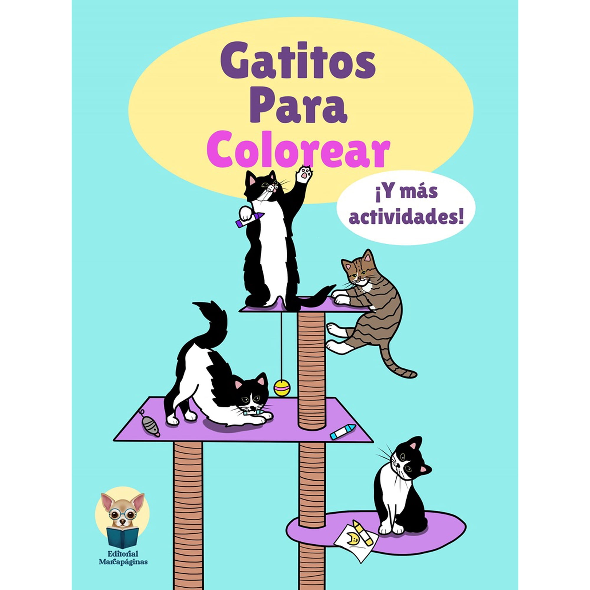 Editorial Marca Paginas - Gatitos Para Colorear