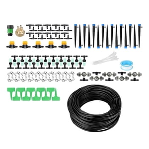 Ioensy - Juego De Riego Por Goteo Para Exteriores, Roscado Con Manguera De Tubo De Riego Para Jardín, 20M