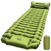 Colchón Inflable Ultraligero Ruschic Con Almohada Y Bomba