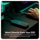 thumbnail image 3 of Carcasa SSD HyperDrive Next Portable USB4 40 Gbps 4 TB PS5, 3 of 8