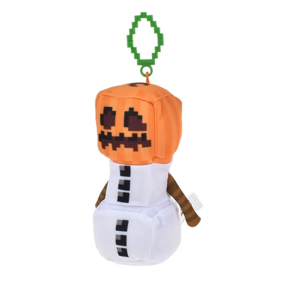 Peluche Minecraft Golem de Nieve con clip portátil