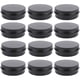 thumbnail image 1 of Tarro OJYUDD 12 unidades 60 ml negro de aluminio reutilizable, 1 of 7