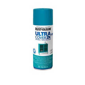 Rust-Oleum - Pintura En Spray Ultra Cover 2X Multiuso Turquesa Satinado 340 G