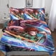 thumbnail image 1 of Funda nórdica Entemah Demon Slayer con fundas de almohada, juego de ropa de cama con estampado 3D y cierre de cremallera, diseño único, hipoalergénico, funda nórdica de anime de sangre calie, 1 of 3