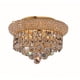 thumbnail image 3 of Araña Elegant Lighting 1800F10G/RC Dorada de 3 Luces 25x18 cm, 3 of 3