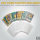 thumbnail image 4 of X PRO 1000+ Álbum para Cartas - Incluye 200 Fundas para Cartas | Compatible con TCG, Deportes, MTG y Más - Álbum sin Anillas para Cartas de Comercio | 1000 Bolsillos | Álbum TCG (Azul Medianoche), 4 of 7