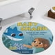 thumbnail image 5 of Baby Shark / Tiburón Bebé Alfombra Redonda de Felpa Coral, Antideslizante, No Desprende Pelusas, Lavable y Duradera para Salón, Dormitorio y Habitación de Niños 60cm, 5 of 6