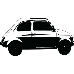 Rienda Libre Graphics - Decomural Vintage Fiat 100 Car Classic Transport Ws-16247