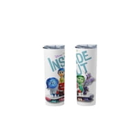 Sm - Termo Botella Térmica Inside Out 2 Pelicula Dibujo Animado Blanco 10