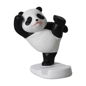 Magideal - Soporte Para Teléfono De Escritorio Con Estatua De Panda De Resina, Soporte Antideslizante, Decoración Bonita, Soporte Para Teléfono Móvil Con , De Pie