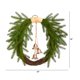 thumbnail image 2 of Corona navideña Nearly Natural de pino con campanas colgantes, 2 of 4