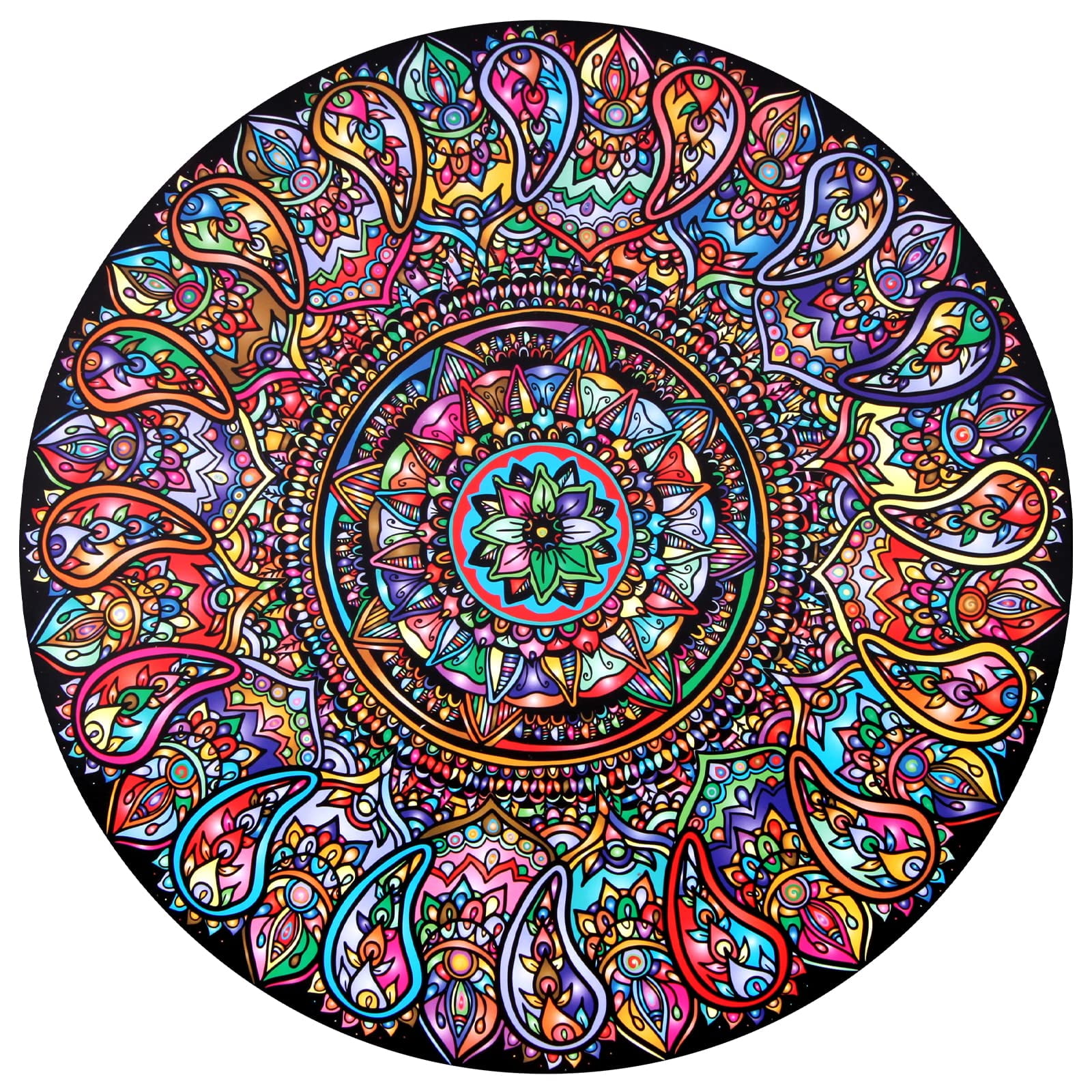 Puzzle Bgraamiens Mandala Petals, 1000 Piezas, Para Adultos Y Niños