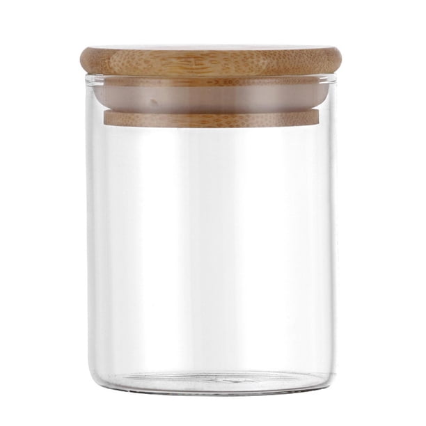 Botella De Vidrio Sellada Transparente Redonda Multipropósito Para Refrigerador De Cocina
