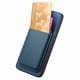 thumbnail image 3 of Funda de Cuero Magnética con Tarjetero para Samsung Galaxy S25 Cubierta Delgada Azul, 3 of 5