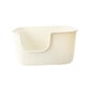 thumbnail image 5 of Caja De Arena Para Gatos Con Parte Superior Abierta, Lavabo Grande Para Arena Para Gatos De Interior, Conejo, Blanco, 5 of 5