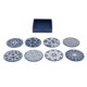 thumbnail image 1 of Posavasos De Bebidas De 8 Piezas Almohadillas De Taza De Cocina Soporte De Posavasos Decoración Del Hogar Posavasos Cuadrados Estante, 1 of 5