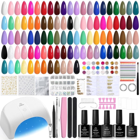 Kit de esmaltes de uñas en gel Beetles Emotional Spectrum, 32 colores