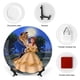 thumbnail image 3 of Bella, la bella y la bestia Plato decorativo de porcelana fina (bone china), plato decorativo de cerámica para hogar, oficina, soporte de pared, platos decorativos para dormitorio - 6 pulgadas (15 cm), 3 of 6