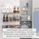 thumbnail image 4 of Estante de pared ClosetMaid 47 cm blanco de 3 niveles, 4 of 8