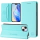 thumbnail image 2 of Funda Billetera con Soporte para iPhone 13/iPhone 14 Bloqueo RFID Plegable Verde menta, 2 of 6