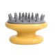 thumbnail image 2 of Ducha De Mano Cabello Cuero Cabelludo Champú Masajeador Cepillo Depurador De Cabeza Salón Amarillo, 2 of 5