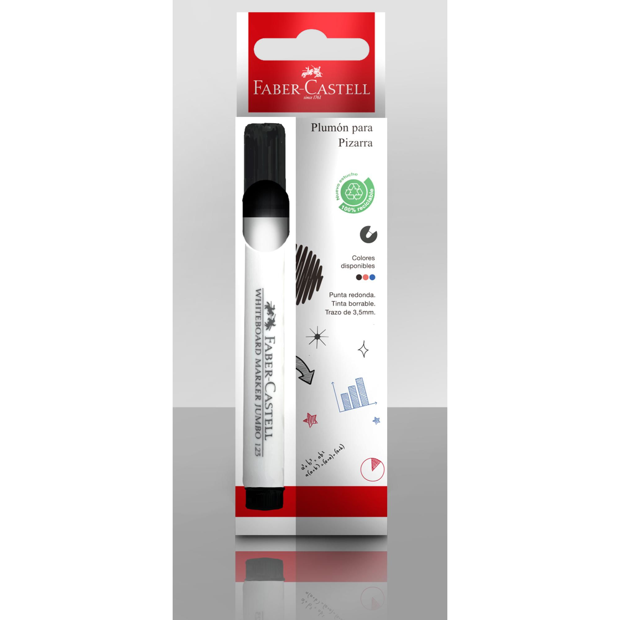 Marcador De Pizarra Color Negro Faber-Castell