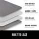 thumbnail image 2 of Tapete para secar platos GORILLA GRIP 41x46 cm Gris, 2 of 9