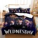 thumbnail image 1 of Wednesday Movie Series Home Textile Bedding Three-Piece Set, 1 of 5