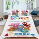 thumbnail image 2 of POCOYO Conjunto de sábanas temático, trío de piezas, cómodo y amigable con la piel, diseño único, regalo de decoración para el hogar para familiares, amigos y fans, 90 cm * 190 cm, 2 of 6