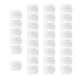 thumbnail image 1 of 30 Tarros de Cosméticos con Tapas, Pequeños Recipientes de Almacenamiento Recargables Portátiles a Prueba de Fugas Vacíos para Crema de Ojos, Bálsamo, Blanco, 1 of 5