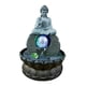 thumbnail image 4 of Fuente De Agua De Mesa De Meditación De Oficina Con Luces LED De Estatua De Resina De Buda, 4 of 5
