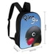 thumbnail image 2 of Pingu-theme Backpack, Campus style schoolbag Bookbag with Adjustable Shoulder Straps And Large Zip Compartment, Unisex Travel Bags., 2 of 6