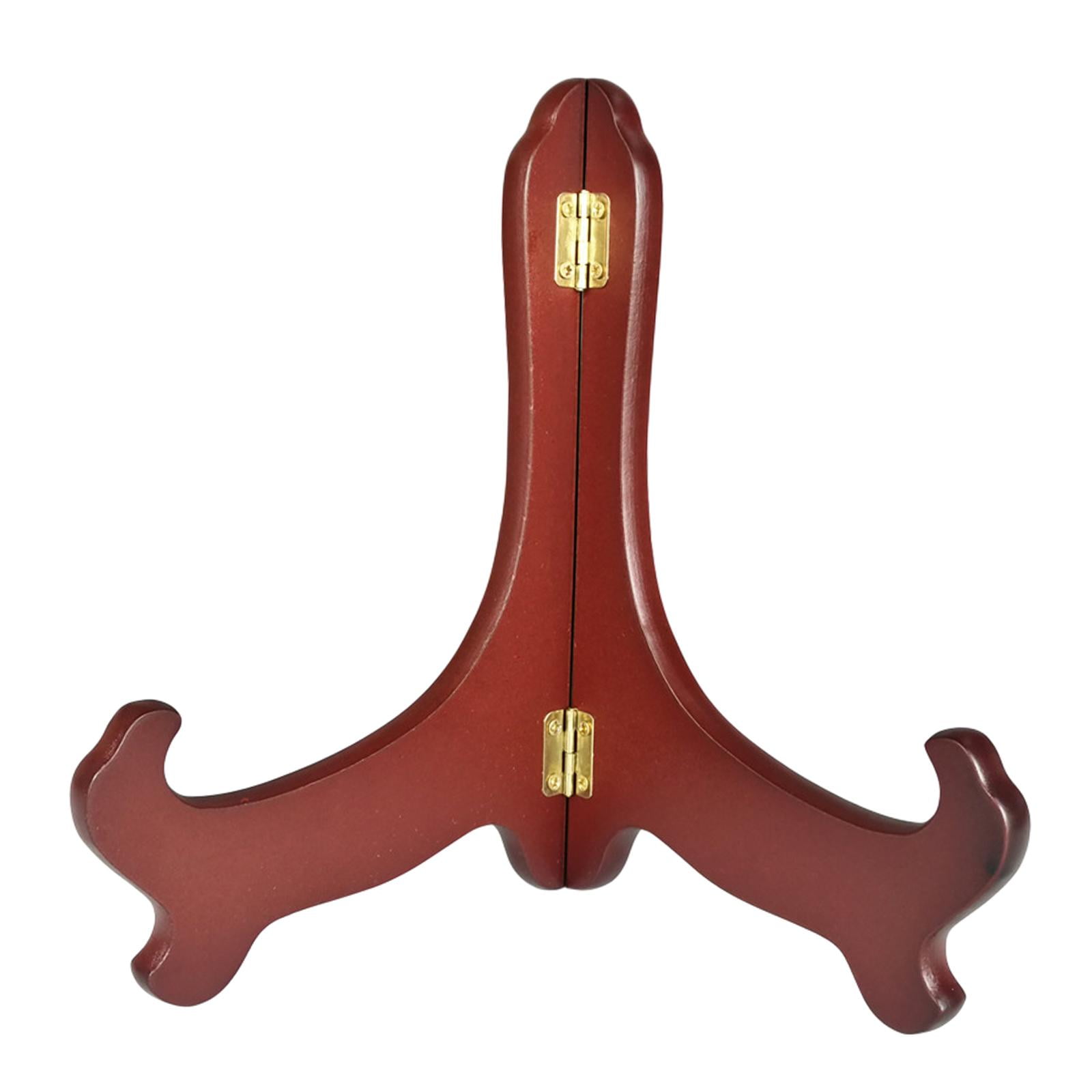 Magideal - Soporte Para Placa, Marco De Fotos, Caballete, Soporte De Exhibición Decorativo, Soporte Para Platos Para Imágenes Artísticas, Tienda, Fiesta De Bodas Rojo Grande