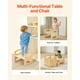 thumbnail image 2 of Set de mesa y silla de destete VEVOR Montessori de madera de 1 a 5 años, 2 of 3