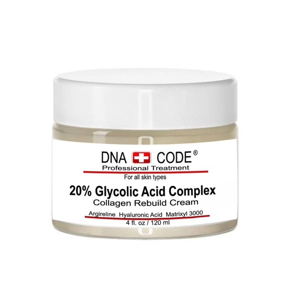 Crema DNA Code Complejo de Ácido Glicólico al 20% 120 ml