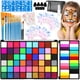 thumbnail image 1 of Kit De Pintura Facial De 54 Colores Activados Con Agua, 1 of 7
