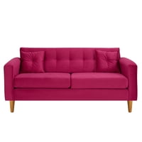 Bodevir - Sofa New Retro 3C Felpa 04 Burdeo