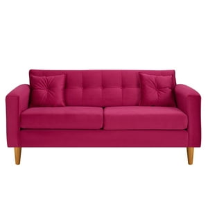 Bodevir - Sofa New Retro 3C Felpa 04 Burdeo