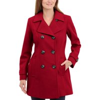 Abrigo Anne Klein Classic De Lana Con Doble Botonadura Para Mujer