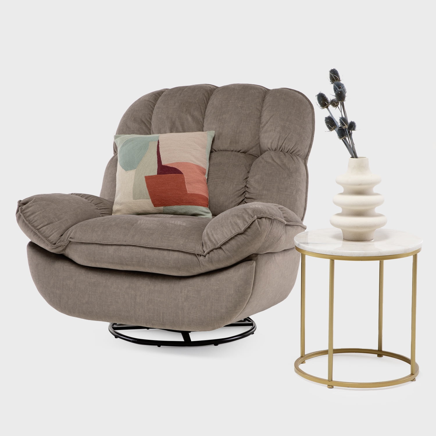 Vys Spa - Bergere Reclinable Milanium: Mecedor Y Giratorio